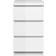 Tvilum Naia White High Gloss Kommode 40.4x70.1cm