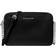 Michael Kors Jet Set Large Saffiano Leather Crossbody Bag - Black/Silver