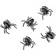 PartyDeco Plastic Spiders 10-pack