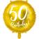 Foil Balloon 50 Years Gold