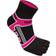 ToeToe Micro-Fibre Running Socks Unisex - Black/Pink