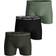 Björn Borg Solid Essential Shorts 3-pack - Olive/Black