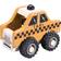 Magni Wooden Taxi with Rubber Wheels