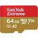 SanDisk Extreme microSDXC Class 10 UHS-I U3 V30 A2 160 / 60MB / s 64GB