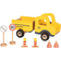 Goki Construction site Vehicle with Traffic Signs 55894