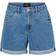 Vero Moda High Waisted Shorts - Blue/Light Blue Denim