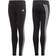 adidas Girl's 3-Stripes Cotton Leggings - Black/White (GE0945)