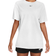 Nike Women's Sportswear Essential Oversized Short-Sleeve Top - White/Black