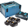 Makita Battery Pack 4xBL1840B + DC18RD