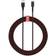 PDP Switch USB Type C Charging Cable - Black/Red