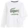 Lacoste Kids’ Crew Neck Vintage Logo Fleece Sweatshirt - White (SJ1964-001)