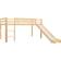 vidaXL Children's Loft Bed Frame with Slide & Ladder 97x208cm