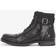 Jack & Jones Leather Boots - Black/Anthracit