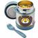 3 Sprouts Lion Stainless Steel Food Jar