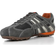 Geox Snake K Breathable Trainers M - Dark Grey/Off White