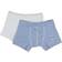 Petit Bateau Boy's Boxer Shorts 2-pack - Blue Pinstriped (A00O700040)