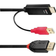 Lindy HDMI/USB A-DisplayPort 1.4 2m