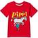 Pippi Långstrump T-shirt - Red