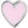 Stine A Petit Love Heart Earring - Gold/Light Pink