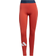 adidas Techfit Life Mid-Rise Badge of Sport Long Tights Women - Crew Red/Black/White