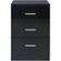 vidaXL Cabinets Black Sengebord 35x38cm 2stk