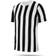 Nike Striped Division IV Jersey Kids - White/Black/Black