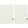 Mette Ditmer Geo 2-pack Gæstehåndklæde Hvid (55x35cm)