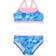 Speedo Disney Frozen Allover 2-piece Swimsuit - Beautiful Blue/Turquoise/Pink Splash (807971C783)