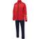 Hummel Kid's Promo Poly Tracksuits - True Red/Marine (205877-3496)
