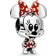Pandora Disney Minnie Mouse Dotted Dress & Bow Charm - Silver/Red