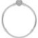 Pandora Moments Sparkling Heart Clasp Snake Chain Bracelet - Silver/Transparent