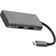 Deltaco USB C-2USB A/USB C M-F Adapter