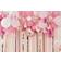 Ginger Ray Decor Blush and Peach Balloon and Fan Garland Party Backdrop Pink/Rose Gold/White