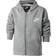 Nike Older Kid's Sportswear Club Fleece Full Zip Hoodie - Carbon Heather/White (DC7118-091)
