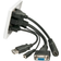 Lindy HDMI/VGA/USB A/3.5mm-HDMI/VGA/USB A/3.5mm F-F Adapter