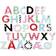 Micki D Letters & Stickers with Different Pattern
