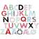 Micki K Letters & Stickers with Different Pattern