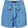 Vero Moda Mia Belted Tencel Shorts - Light Blue Denim
