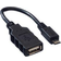 Roline USB A-USB Micro-B 2.0 M-F 0.2m