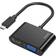 Hama USB C-VGA/HDMI M-F Adapter