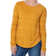 Only Caviar Texture Knitted Pullover - Yellow/Golden Yellow