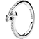 Pandora Two Sparkling Hearts Ring - Silver/Transparent