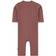 Wheat Frill Plain Wool Jumpsuit - Rose Brown (9310e-775-2110)