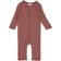Wheat Frill Plain Wool Jumpsuit - Rose Brown (9310e-775-2110)