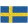 vidaXL Det svenske flag 90x150cm