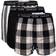 Calvin Klein One Slim Fit Boxer 3-pack - Level Stripe/Black/Field Plaid