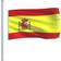 vidaXL Det spanske flag 90x150cm
