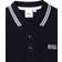 HUGO BOSS Kid's Polo T-shirt with Embroidered Logo - Black