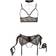 Cottelli Collection Bondage Bra Set with Open Cup