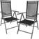tectake Folding Chair in Aluminum 8-pack Havestole